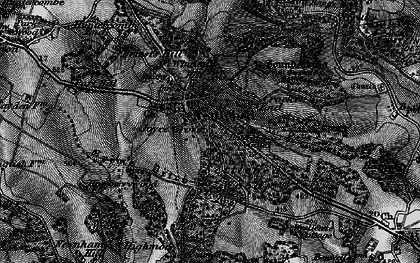 Old map of Windmill Hill in 1895