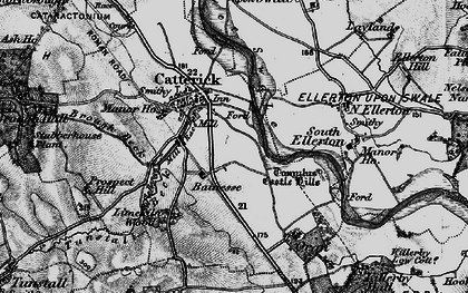 Old map of Catterick in 1897