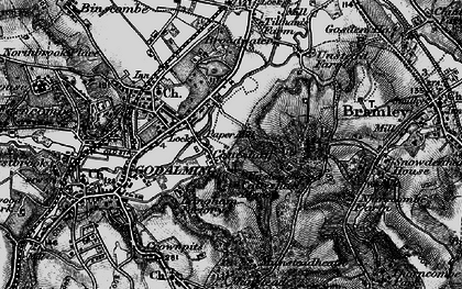 Old map of Catteshall in 1896