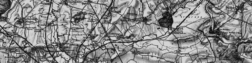 Old map of Catthorpe in 1898