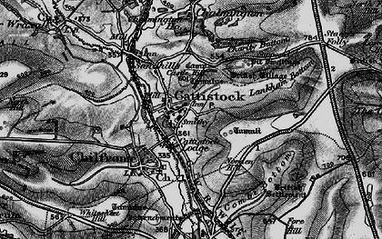 Old map of Cattistock in 1898