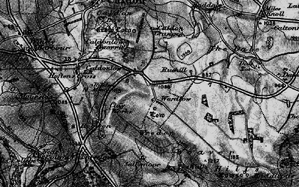 Old map of Wardlow in 1897