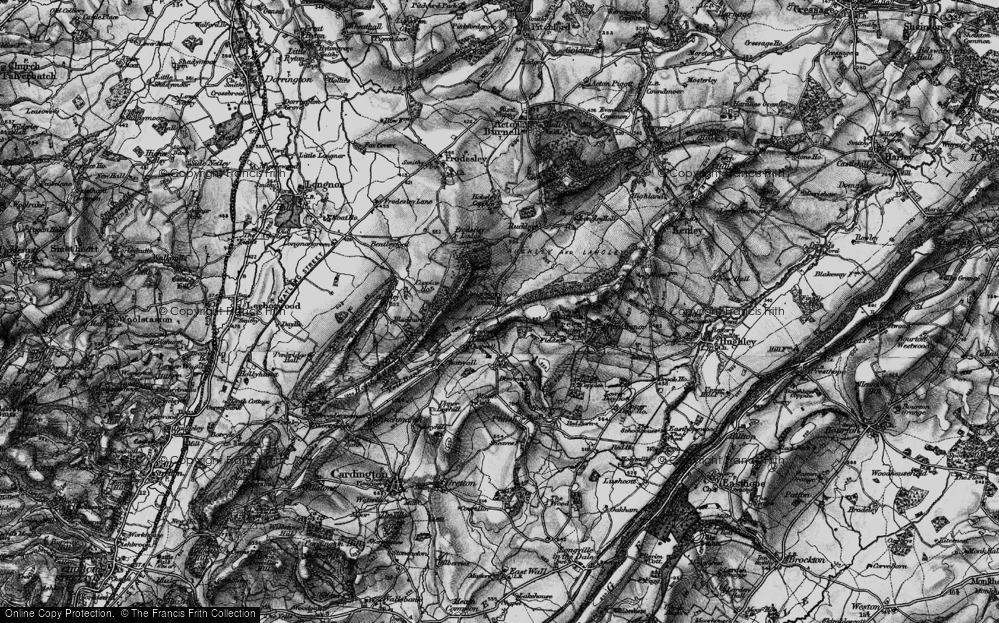 Old Map of Causewaywood, 1899 in 1899