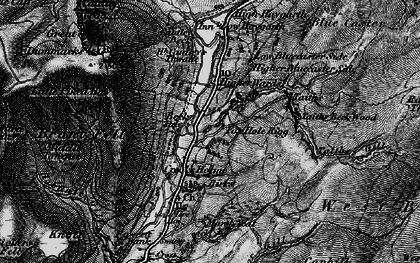 Old map of Bluecaster Side in 1897