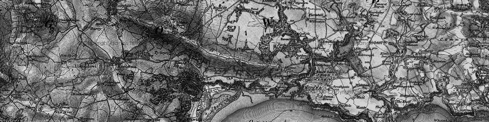 Old map of Perriswood in 1897