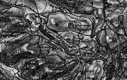 Old map of Cefn Coch in 1897