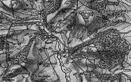 Old map of Cefn Einion in 1899