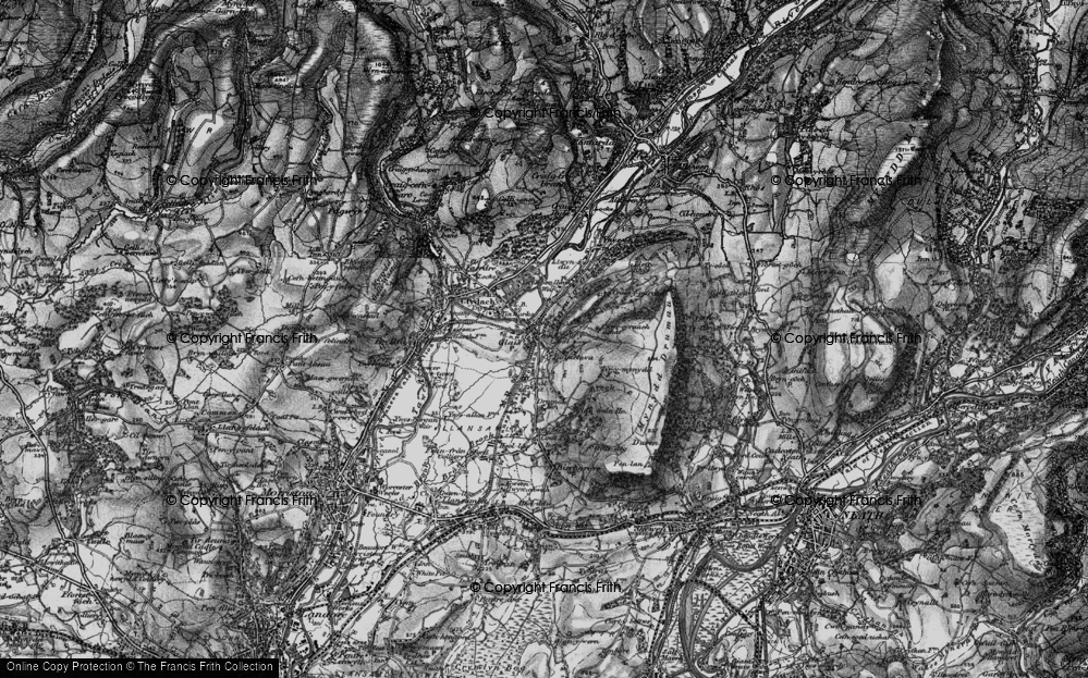 Old Map of Cefn-y-Garth, 1897 in 1897