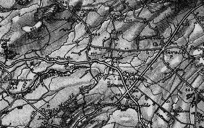Old map of Cefneithin in 1897