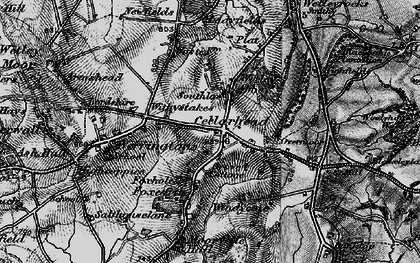 Old map of Windicott in 1897