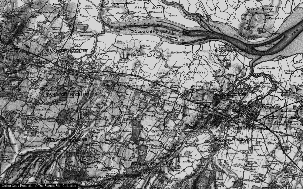 Old Map of Cellarhill, 1895 in 1895