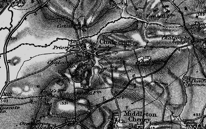 Old map of Chacombe in 1896