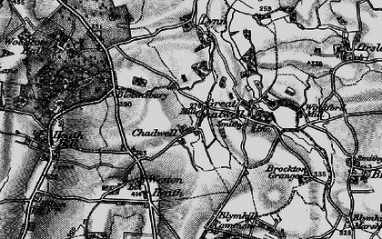 Old map of Chadwell in 1897