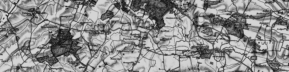 Old map of Chadwell End in 1898