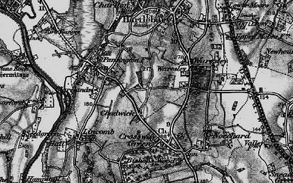 Old map of Chadwick in 1898