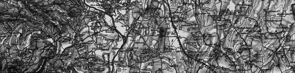 Old map of Chadwick in 1898