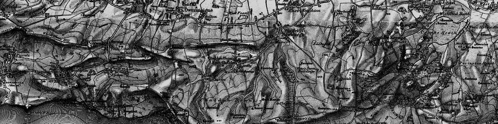 Old map of Chaldon Herring in 1897