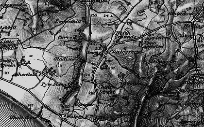 Old map of Chale Green in 1895