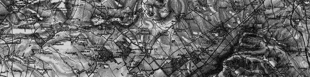 Old map of Chalford in 1895