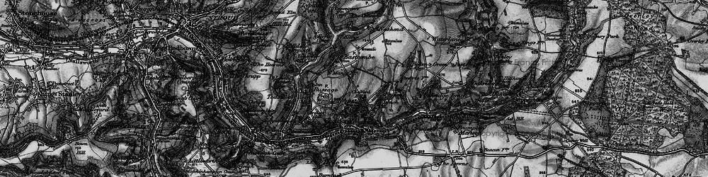 Old map of Chalford Hill in 1896