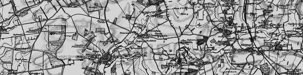Old map of Chalkhill in 1898