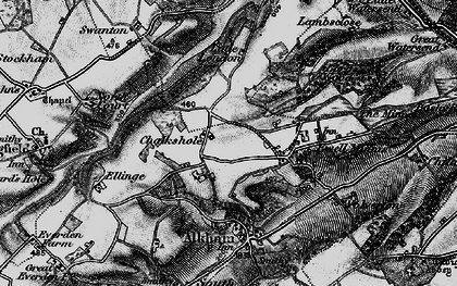 Old map of Chalksole in 1895