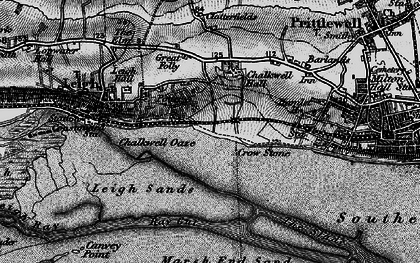 Old map of Chalkwell in 1896