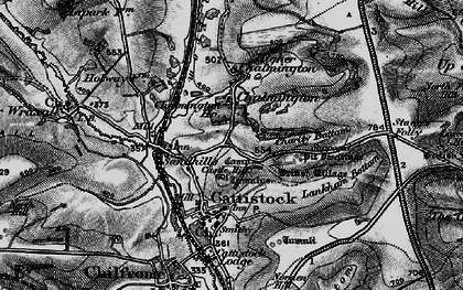 Old map of Chalmington in 1898