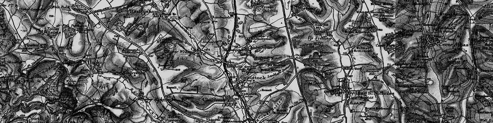 Old map of Chalmington in 1898