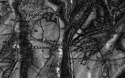 Old map of Chalton in 1895