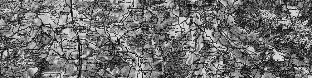 Old map of Chandlers Green in 1895