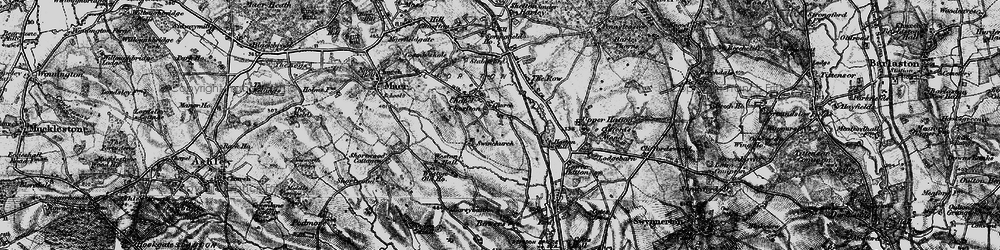 Old map of Chapel Chorlton in 1897