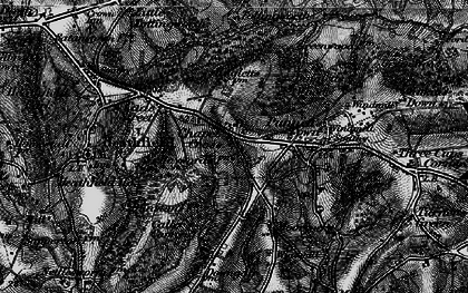 Old map of Chapel Cross in 1895