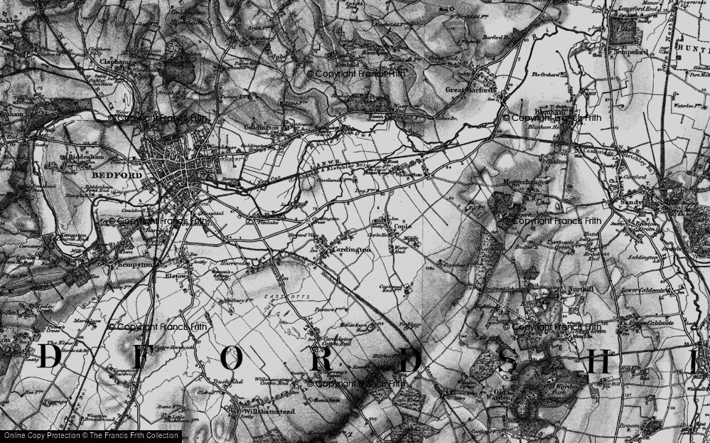 Old Map of Chapel End, 1896 in 1896