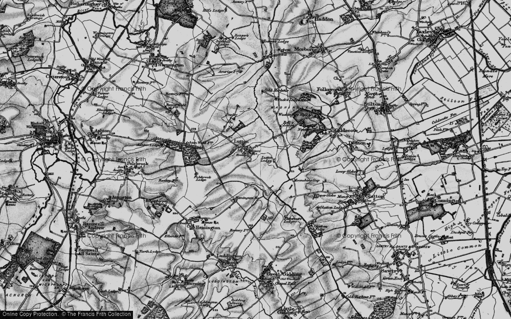 Old Map of Chapel End, 1898 in 1898