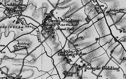 Old map of Chapel End in 1898