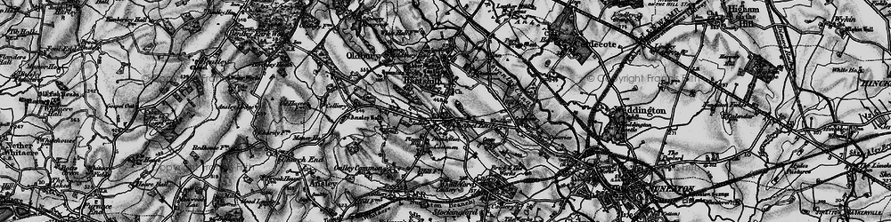 Old map of Chapel End in 1899