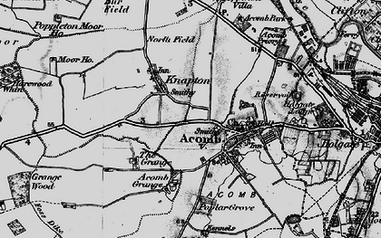 Old map of Chapel Fields in 1898