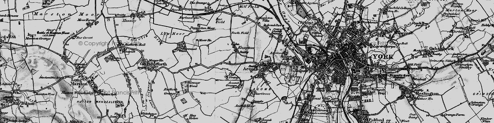 Old map of Chapel Fields in 1898