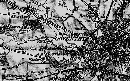 Old map of Chapel Fields in 1899