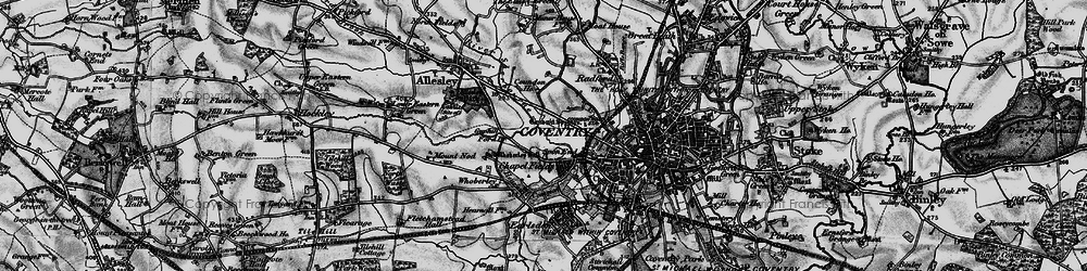 Old map of Chapel Fields in 1899
