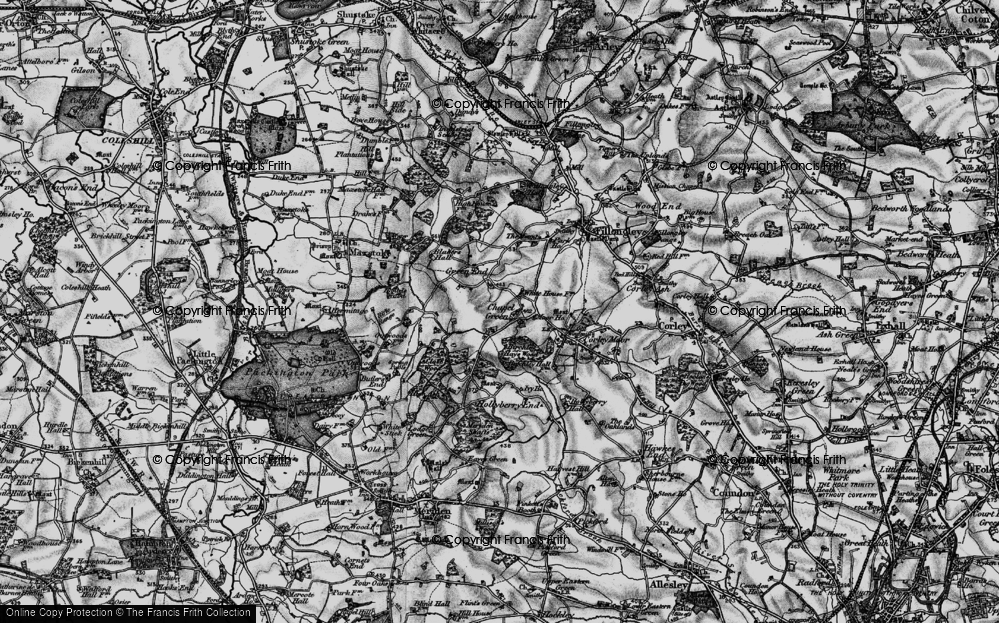Old Map of Chapel Green, 1899 in 1899