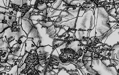 Old map of Chapel Green in 1899