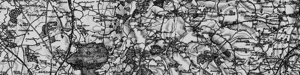 Old map of Chapel Green in 1899