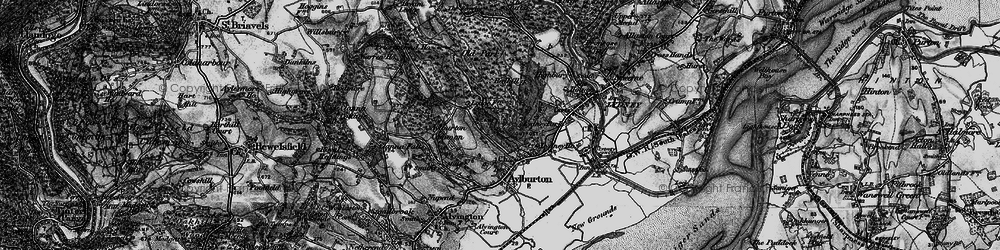 Old map of Chapel Hill in 1897