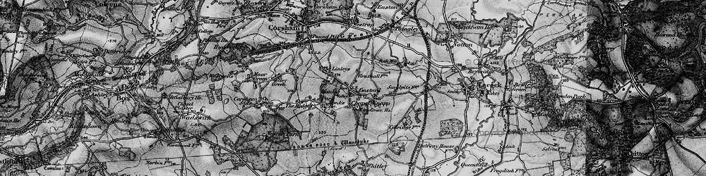 Old map of Chapel Knapp in 1898