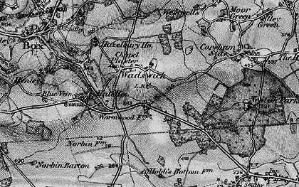 Old map of Chapel Plaister in 1898