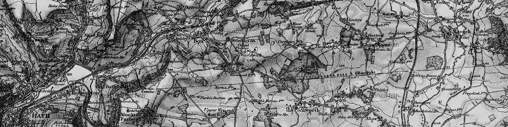 Old map of Chapel Plaister in 1898
