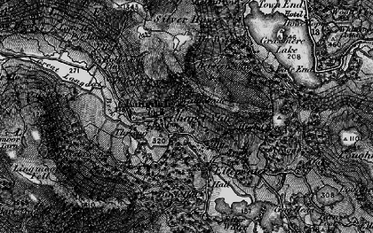 Old map of Lingmoor Tarn in 1897