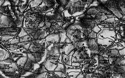 Old map of Chapman's Hill in 1899